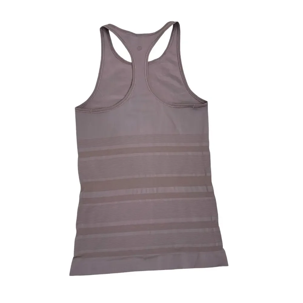 Lululemon Gleam and Glow Purple Racerback Athletic Tank Size 4